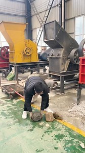 The river pebbles were used to test the crushing effect and the operation was smooth. river pebble crusher, pebble crusher | BTMA Mining Machine