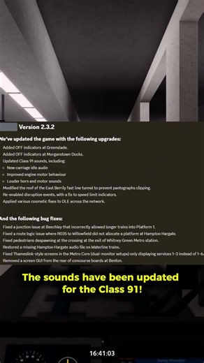 SCR v2.3.2 is HERE! #stepfordcountyrailway #roblox #update #train #shorts