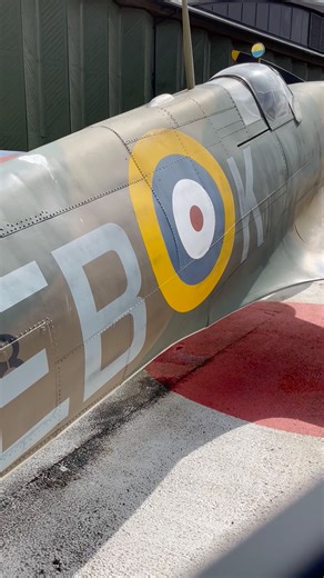 92K views · 1.9K reactions | The Spitfire is a very slender machine - one of the advantages of her control column being hinged at the mid-section is that at full deflection there is still no risk of running out of room | Daniel J Wheatcroft | Facebook