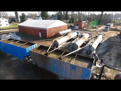 Loading up the Frac Tanks and Spreading in the Field