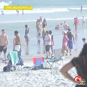 64K views · 1K reactions | Jacksonville's beaches are reopening Friday afternoon under the green light from the governor. City officials said people will be allowed to swim and surf but with social distancing guidelines in mind. Do you support the move? YES-❤️ NO- : CNN/file video https://bit.ly/3bhY8fD | WDSU News | Facebook