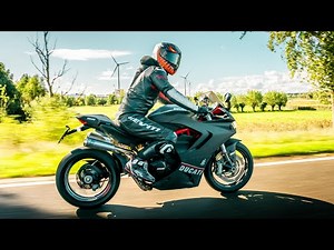 Ducati Supersport S AKRAPOVIC exhaust sound / REVS