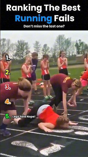 Ranking Best Running Fails 😂🏃‍♂️ | #shorts #funny #running