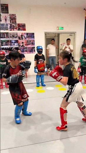 Epic Kids Muay Thai Sparring Match 🥊🔥 | Future Champions in Action