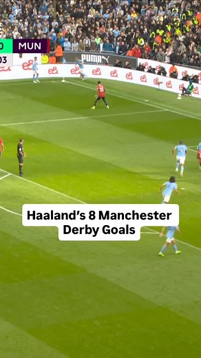 6K views · 1.7K reactions | Erling Haaland has now scored 8 goals in just 6 matches against Manchester United! | NBC Sports Soccer | Facebook
