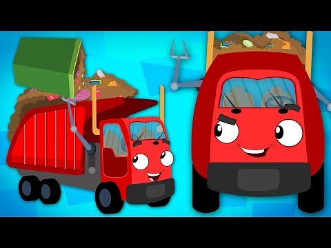 Wheels On The Garbage Truck | Car Cartoons | Song For Kids Rhyme Truck | Song Kids tv Nursery rhyme