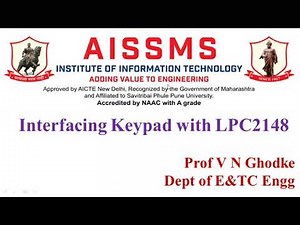 Keypad Interfacing with LPC2148