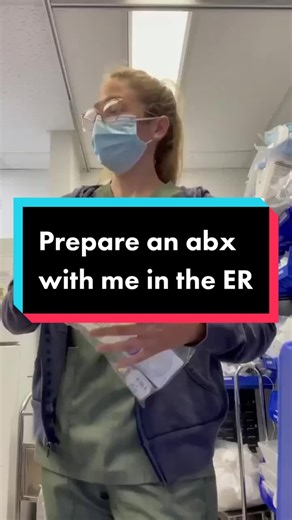 In the ER we have to attach & prepare our own antibiotics for our patients. This is uncommon on other units as it is usually fully prepared by pharmacy & all you have to do is break & shake. A huge reason why we have direct access to it as ER nurses is due to time-sensitive situations. In the emergency room, time is often critical, and prompt administration of antibiotics can be vital for patients with infections such as a patient with sepsis. By having us ER nurses having the ability to attach 