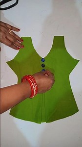 Easy dress cutting and stitching tutorial 💕 #shorts​ #frock​ #sewing​ #kidsfashion​