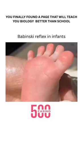BIOLOGY | HEALTH | MEDICAL | The Babinski reflex is a neurological test involving stroking the foot's sole. It's normal in infants due to their developing nervous... | Instagram