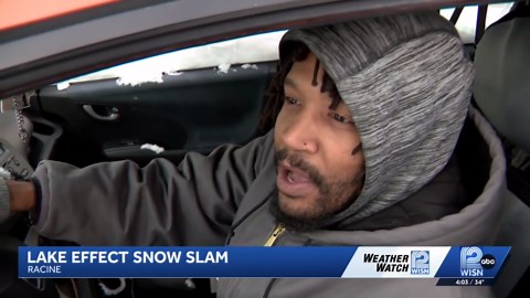 Racine slammed with 9 inches of lake-effect snow Monday