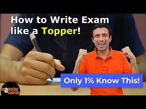 How to Write Exam Like Topper