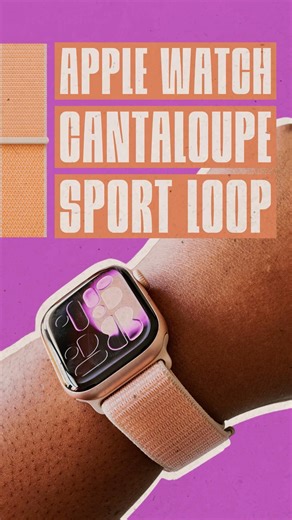 Apple Watch Sport Loop in Cantaloupe