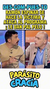 473K views · 17K reactions | EL PRESENTADOR Y ANTONIO NARANJO LE DAN PAL PELO A RAMÓN ESPINAR POR SEÑALAR AL PROGRAMA | parásitocracia | Facebook
