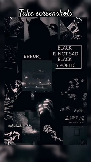 Aesthetic black wallpapers for your lock screen #aesthetic #edit