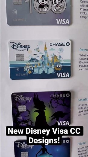 New Disney Visa Credit Card Designs!