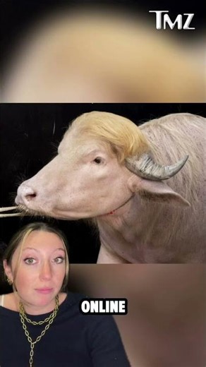 Albino buffalo viral for resembling Donald Trump spared from Eid sacrifice