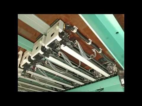 [ Embroidery machine Option ] Bobbin changer UBCⅡ | Tajima Industries Ltd.