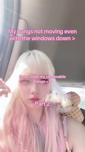 How to Style Unmovable Bangs with Hairspray
