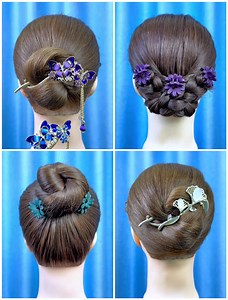 1.6M views · 51K reactions | Easy to Learn Bun Hairstyles for Short Hair | Fashion & Beauty | Facebook