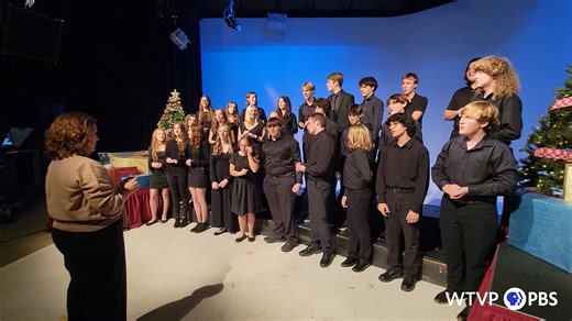 Feel a little frantic this holiday season? Slow down with festive music and specials all season long on WTVP, including regular-speed singing with the High School Choral Showcase. Watch anytime at https://video.wtvp.org/show/wtvps-high-school-choral-showcase/. | WTVP