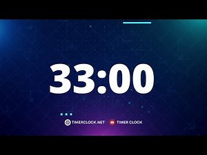 33 Minute Timer | Set 33 Minute Countdown Timer #33minutetimer #timerclock