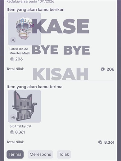 Kumpulan Konten Game Roblox: 8 Bit Tabby Cat