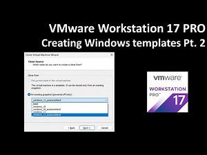 VMware Workstation: Creating Windows templates Pt. 2