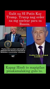 210K views · 3.8K reactions | Russia maraming nuclear weapons wag ko kaming takotin Trump. -Putin | Julito Missionaryong Vlogger | Facebook