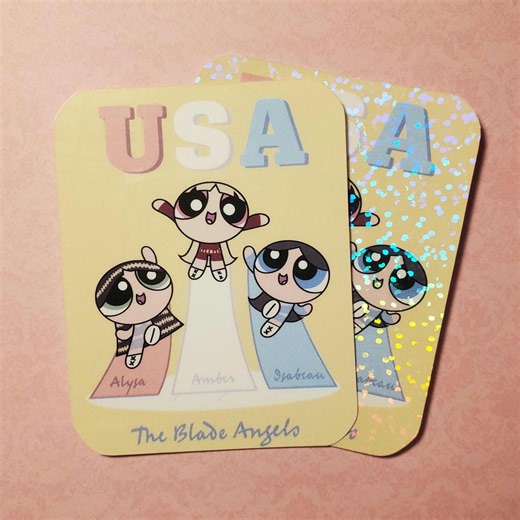 The Blade Angels Sticker - Etsy