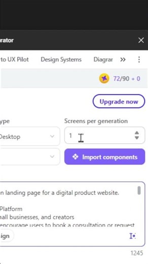 Figma AI Designs Landing Page in Seconds | UX Pilot