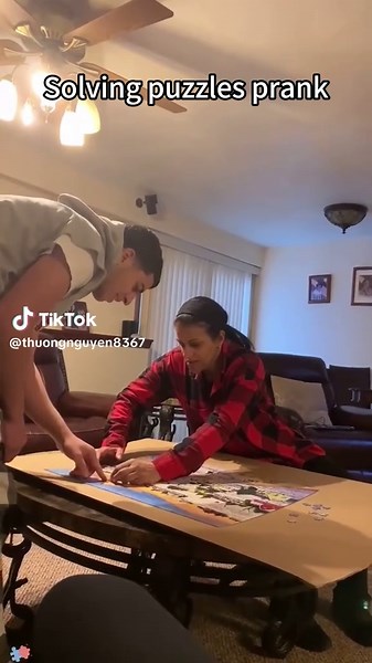 Hilarious Puzzle Solving Prank Reactions