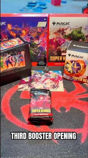 Whimsical #marvel #superheroes #mtg #magic #wanda #art #hit #red #cards