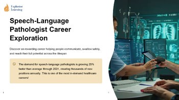 Speech Language Pathologist Career Exploration - Skills Roadmap Lesson Grades...