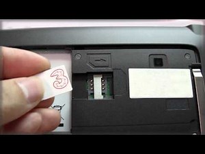 Huawei Ideos Tablet S7: Inserting the SIM Card