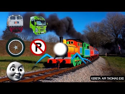 Teka-Teki Tebak Gambar Kereta Api CC201 Berubah Thomas Exe, Bus Pariwisata, Lani, Titipo Genie, Tayo