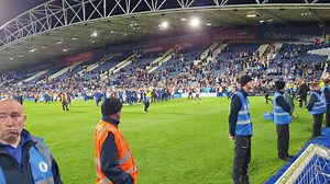14K views · 475 reactions | Players salute Cowshed Loyal...UTT!!! ⚪️⚽️ Press Play! ▶️ | Huddersfield Town - The Terrier's Blue & White Army | Facebook