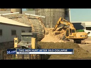 2 hurt when silo collapses at Brown County farm