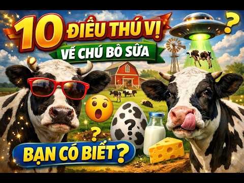 “10 Sự Thật Về Bò Sữa Khiến Bạn Bất Ngờ 😱 (Số 7 Không Ai Tin!)”