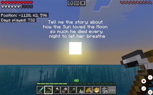 Exploring the Moon and Sun in Minecraft Gameplay