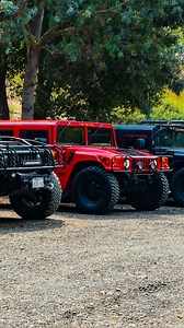 Hummer H1 and HMMWV lineup 🔥 . . . . #hummerh1 #hummer #amgeneral #4x4trucks #4x4life #trabucocanyon #socallife #convoy #caravan #turbodiesel #dieselpower #dieseltrucks #fyp #foryou #foryoupage #explorepage | redhummerh1