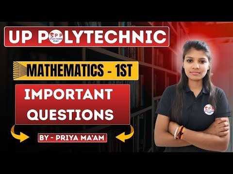 Mathematics-1 महा मैराथन // mathematics 1 polytechnic one shot // math 1 polytechnic by Priya Ma'am