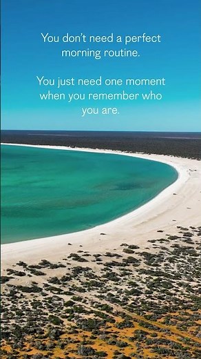 You don’t need a perfect morning routine #selfgrowth