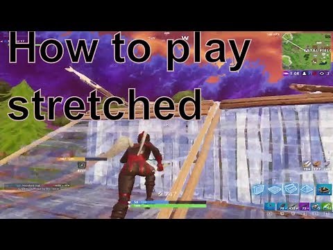 How to play stretched in Fortnite ( Custom Resolution ) [PC ONLY]