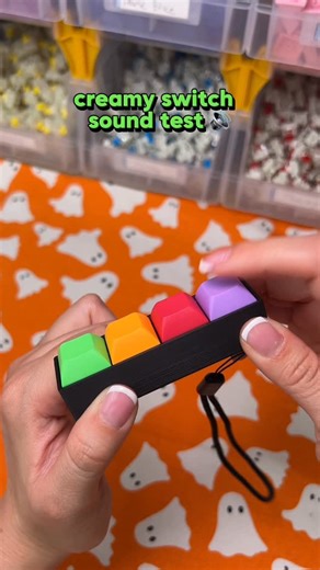 Pacific Paradise Prints | customizable fidget toys on Instagram: "Trick or CLICK? 👻🎃 these customizable keyboard fidget toys are so satisfying because they contain high quality keyboards switched and keycaps for the the ultimate fidget Which colors will you choose? 🌈 Shipping now from California! Available at: ● PacificParadisePrints.shop ● Etsy: PacificParadisePrints ● TikTok Shop: PacificParadisePrints What is a keyboard fidget? ⌨️ These are 3D printed fidgets that look, sound, and feel lik