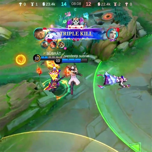 😈 Clint OP Damage 💥 Back to Back Triple Kill #MLBBIndia#MLBB #Clint #Shorts