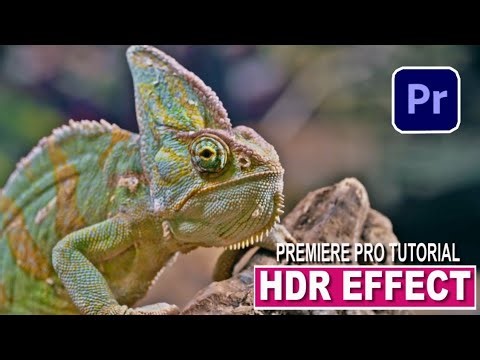 How To add HDR Effect look to your Videos in premiere pro cc