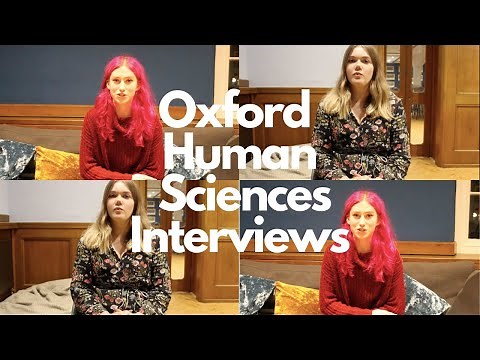 Oxford University Human Sciences Interviews