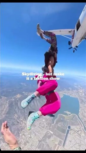 Skydive Fashion Show #skydiving #extremesports