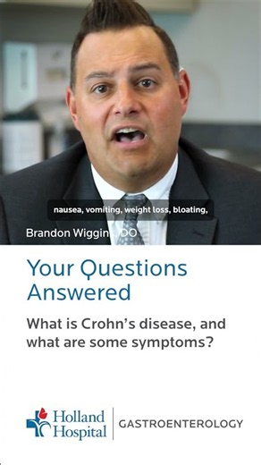 What is Crohn’s disease, and what are some symptoms? #crohnsdisease
